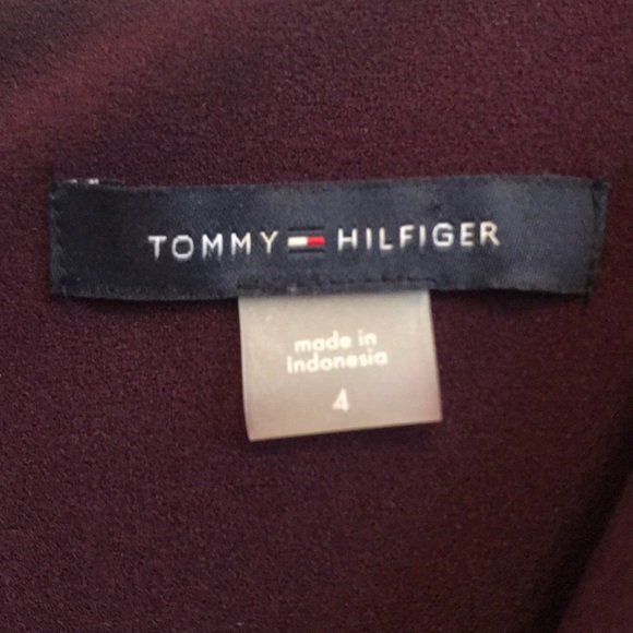 Tommy Hilfiger burgundy dress - Picture 3 of 5